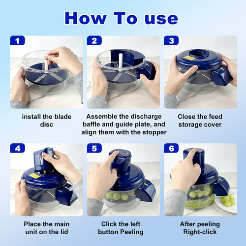 Garlic pealing machine